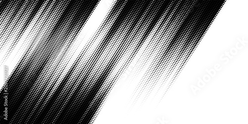 Foto Dots halftone white and blue color pattern gradient grunge texture background