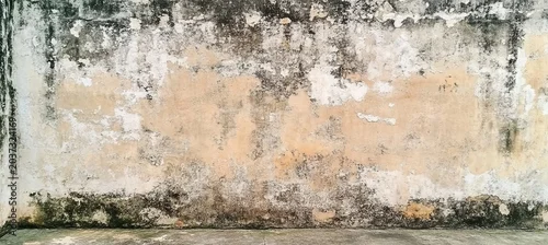 Panel kuchenny z motywem Weathered Grunge Texture Background with Distressed Wall Effects and Rich Historical Character.
