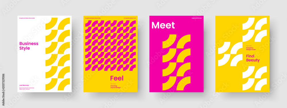 Obraz premium Abstract Poster Layout. Geometric Book Cover Design. Isolated Brochure Template. Business Presentation. Flyer. Report. Banner. Background. Leaflet. Catalog. Handbill. Portfolio. Magazine. Pamphlet