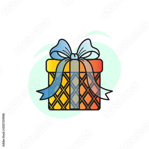 Gift Box Vector Stock Illustration