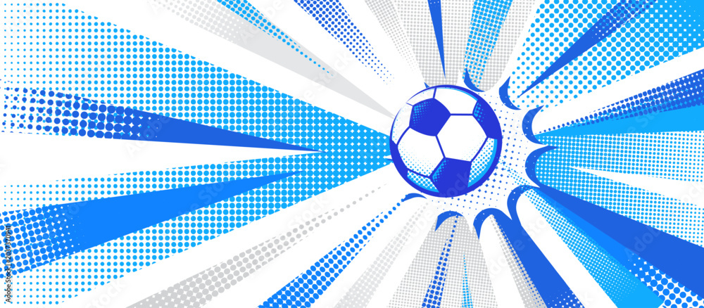Naklejka premium Stylish Argentina football background featuring light blue and white brush strokes with a soccer ball and tactical field elements. Clean and modern sports theme inspired by Argentina colors.