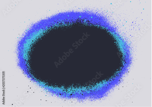 Abstract paint spray overlays, textured drop shapes, aerosol effect backgroun...