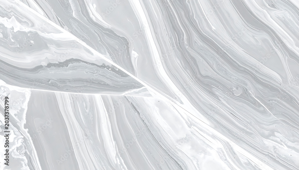 Fototapeta premium Elegant abstract marble texture with swirling grey and white veins, sophisticated pattern for luxury interior design or backgrounds