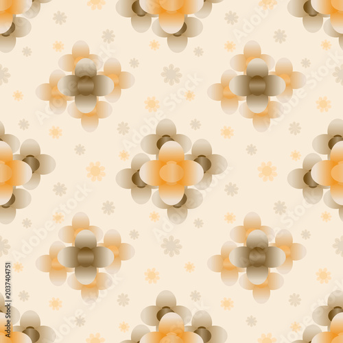 Beige floral pattern scandinavian seamless pattern, background wallpaper oriental.ornament. Ethnic, embroidery, aztec, motif fabric design
