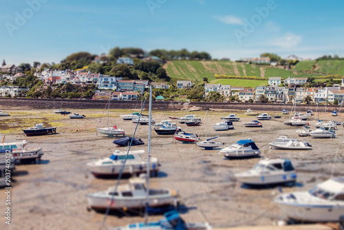 low water time by Gorey Harbour, Jersey Island, UK