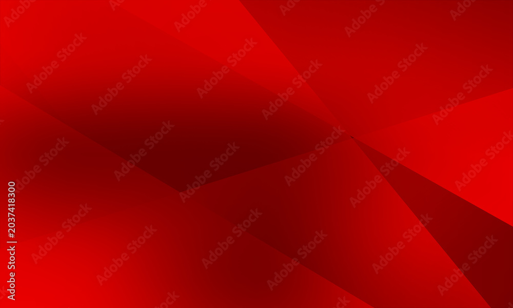 Obraz premium Abstract Red Geometric Polygonal Background