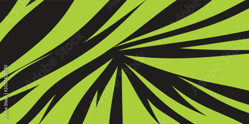 Tableau sur toile Abstract background with spikes and zigzag line pattern