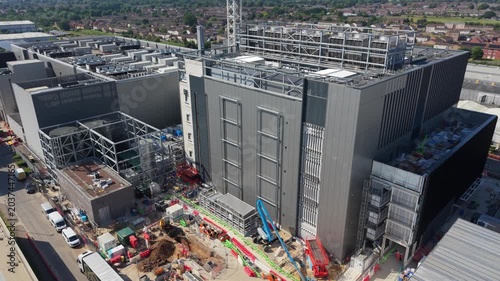 Massive Data Center Facility Under Construction Activity