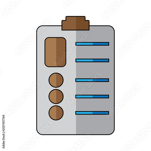 production check sheet icon symbol