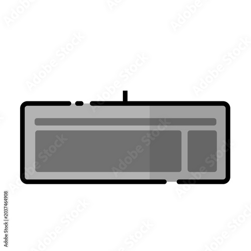 Computer Keyboard Vector Technology Icon
