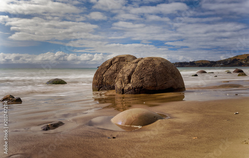 Canvastavla Moeraki Boulders, Hampden, New Zealand