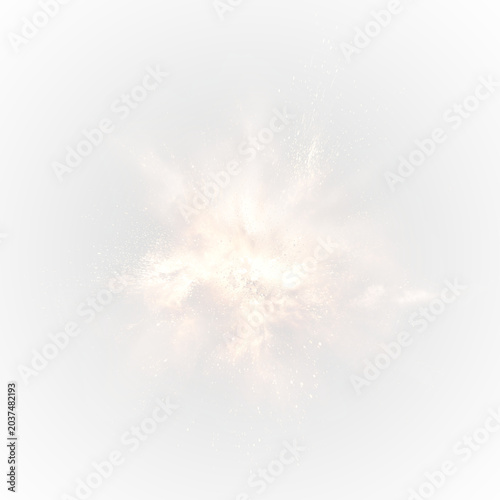 Bild auf Leinwand Fireball explosion abstract mushroom cloud blast concept art.
