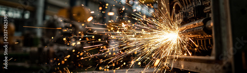 Industrial Sparks Flying: A...