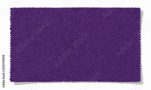 woven amethyst linen textile swatch deep purple seamless background soft diffused studio lighting centered flat lay