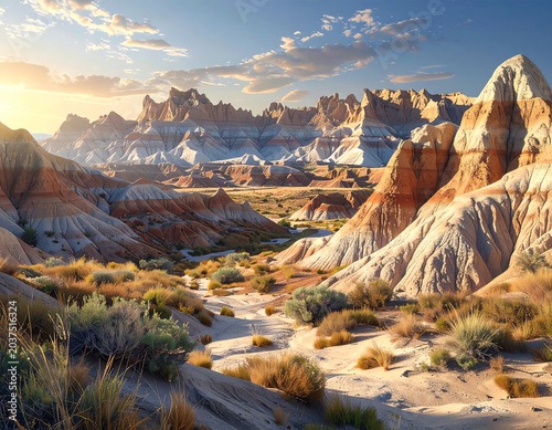 Mountain landscape scenic view