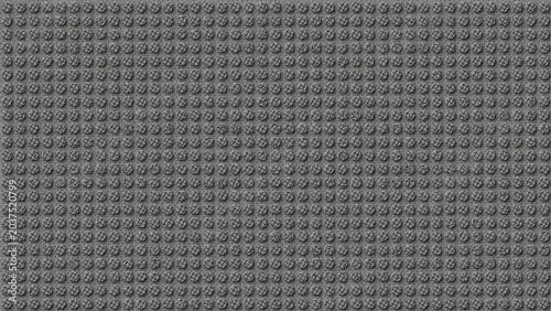 Fotografía Gray #808080 Textured Dot Grid on Linen Canvas, 8K Ultra HD Wall Art, Digital Ac