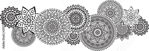 Bild auf Leinwand mandala art wall design