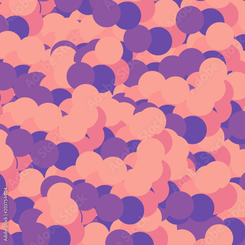 Photos Irregularly overlapping dot pattern mild purple