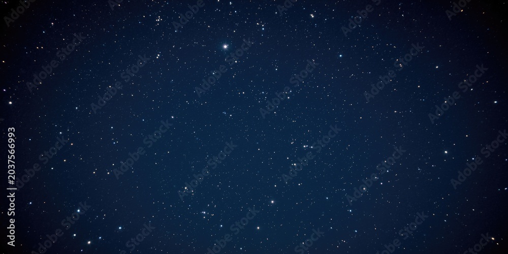 Obraz premium Brilliant stars shining vividly in nighttime backdrop