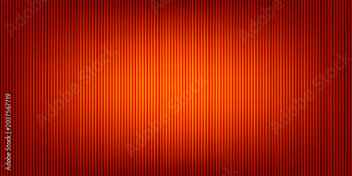 Quadro su tela Red orange yellow ribbed glass