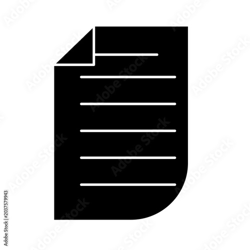 worksheet note paper icon symbol
