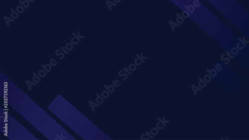 Dark blue background with diagonal geometric shapes in varying blue shades creating abstract minimalist modern decorative composition