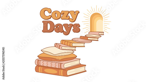 Photos Cozy Days, Staircase of Books to Enlightenment