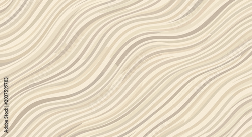 Soft Beige Wavy Lines Background