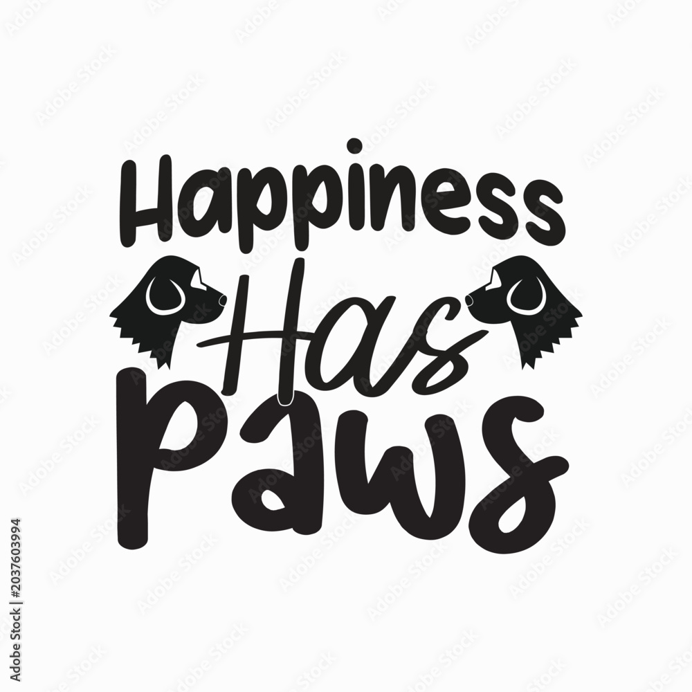 Fototapeta premium Happiness Has Paws 1