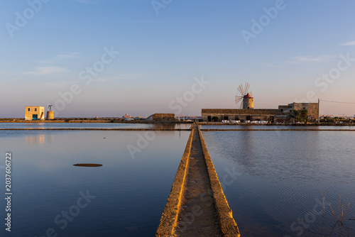 Fotografie saline di Trapani