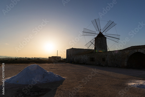 Fotografia saline di Trapani