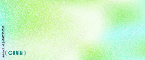 Schilderij op canvas Green background with grain gradient and gritty noise texture