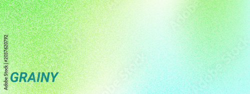 Green noise tech gradient and science template gradation for spring backdrop. Soft green grainy texture and noise bg in pale blur. Vector smooth blue wallpaper for creative design projects.