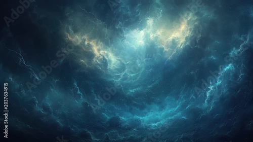Intense Tornado Cloud Formation With Striking Lightning Flashes Footage
