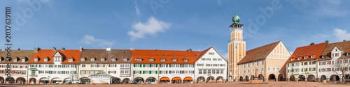 Marktplatz in Freudenstadt im Schwarzwald in Deutschland