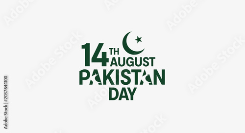 14th August Pakistan Independence Day Celebration Graphic