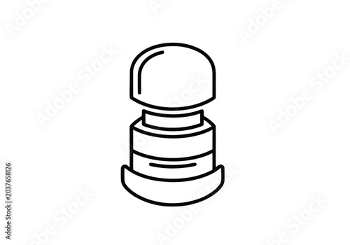 Detailed illustration of a bolt.
