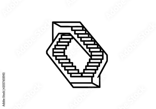 Detailed illustration of a nut.