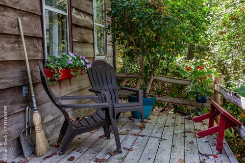 The Front Porch on a Fall Day, York County PA
