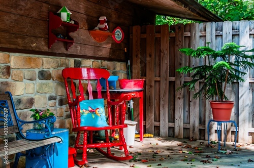 The Back Porch on a Fall Day, York County PA