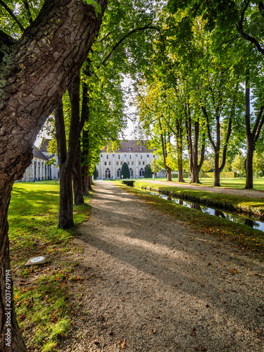 Canvastavla Royaumont Abbey, in Asnières‑sur‑Oise, France,  Gothic Cistercian monastery with