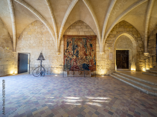 Εκτύπωση καμβά Royaumont Abbey, in Asnières‑sur‑Oise, France,  Gothic Cistercian monastery with