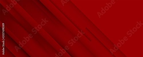 Red line with white architecture futuristic background minimal concept vector illustration subtle design.
