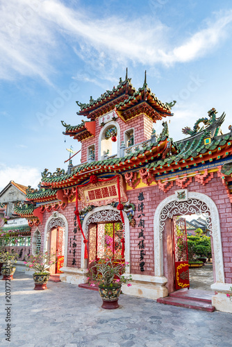 Obraz na płótnie Quan Cong Temple in Hoi An, Vietnam