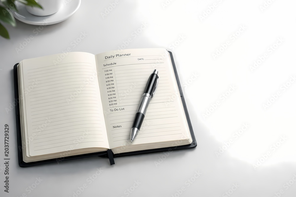 Naklejka premium Daily Planner Organization