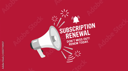 Megaphone Subscription Renewal Reminder.