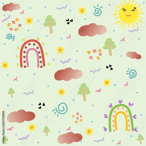 Nature Backgound Green illustration