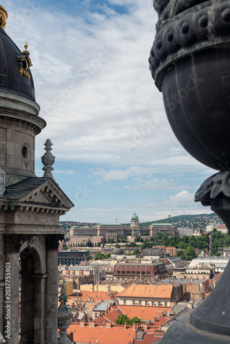 Budapest - Ungheria - Veduta della città dalla Basilica di Santo Stefano