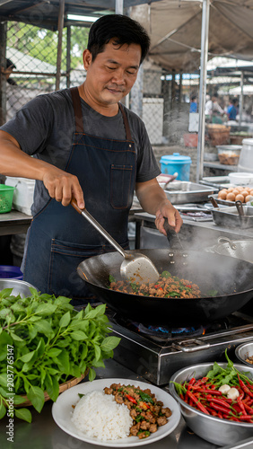 Capturing the sizzle street food photography of vibrant dishes in bustling markets