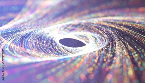 AI neural network concept, big data light quantum computing technology, futuristic and modern tech information transmission

